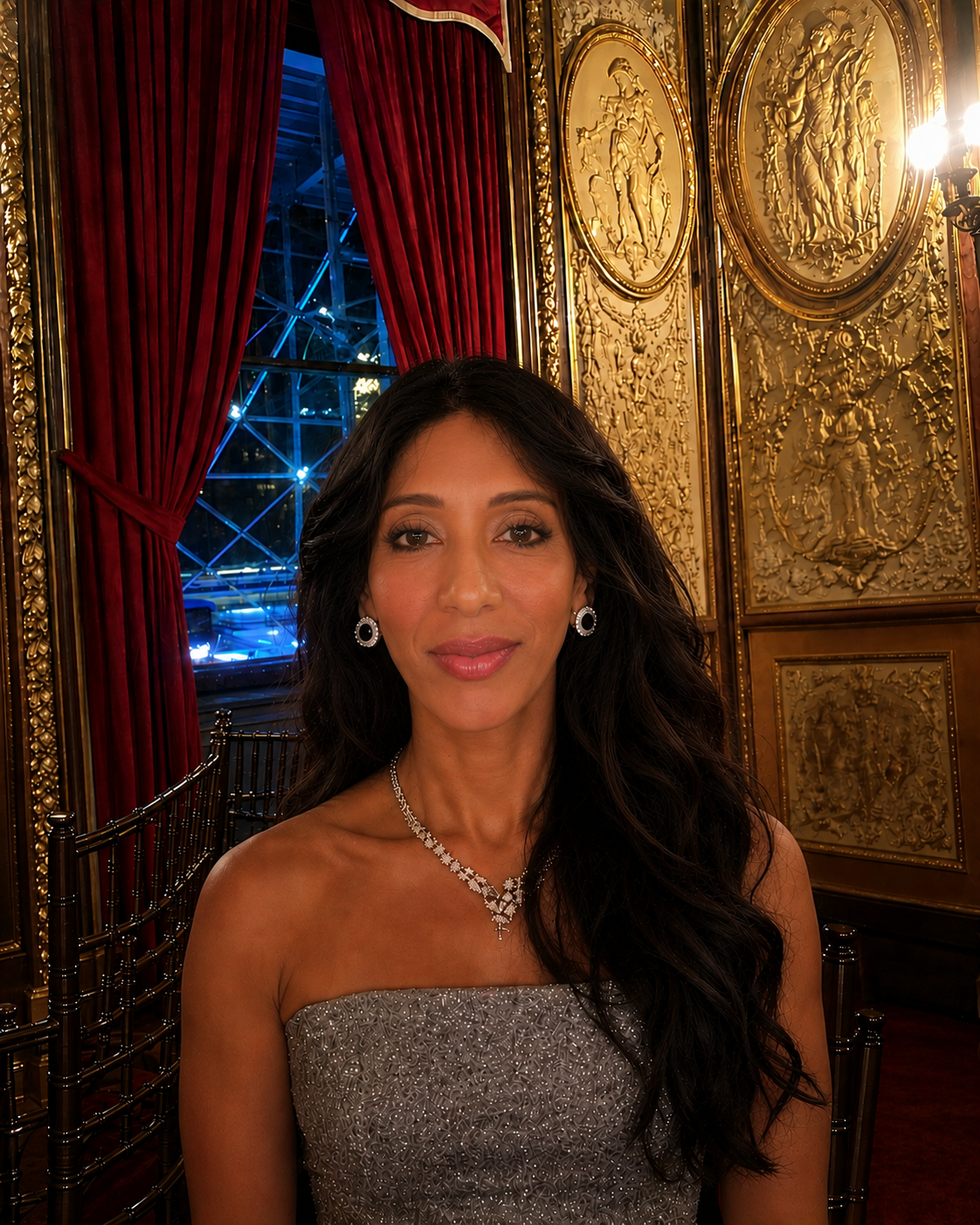 Dr. Sharda Harvey at the White Cross Ball